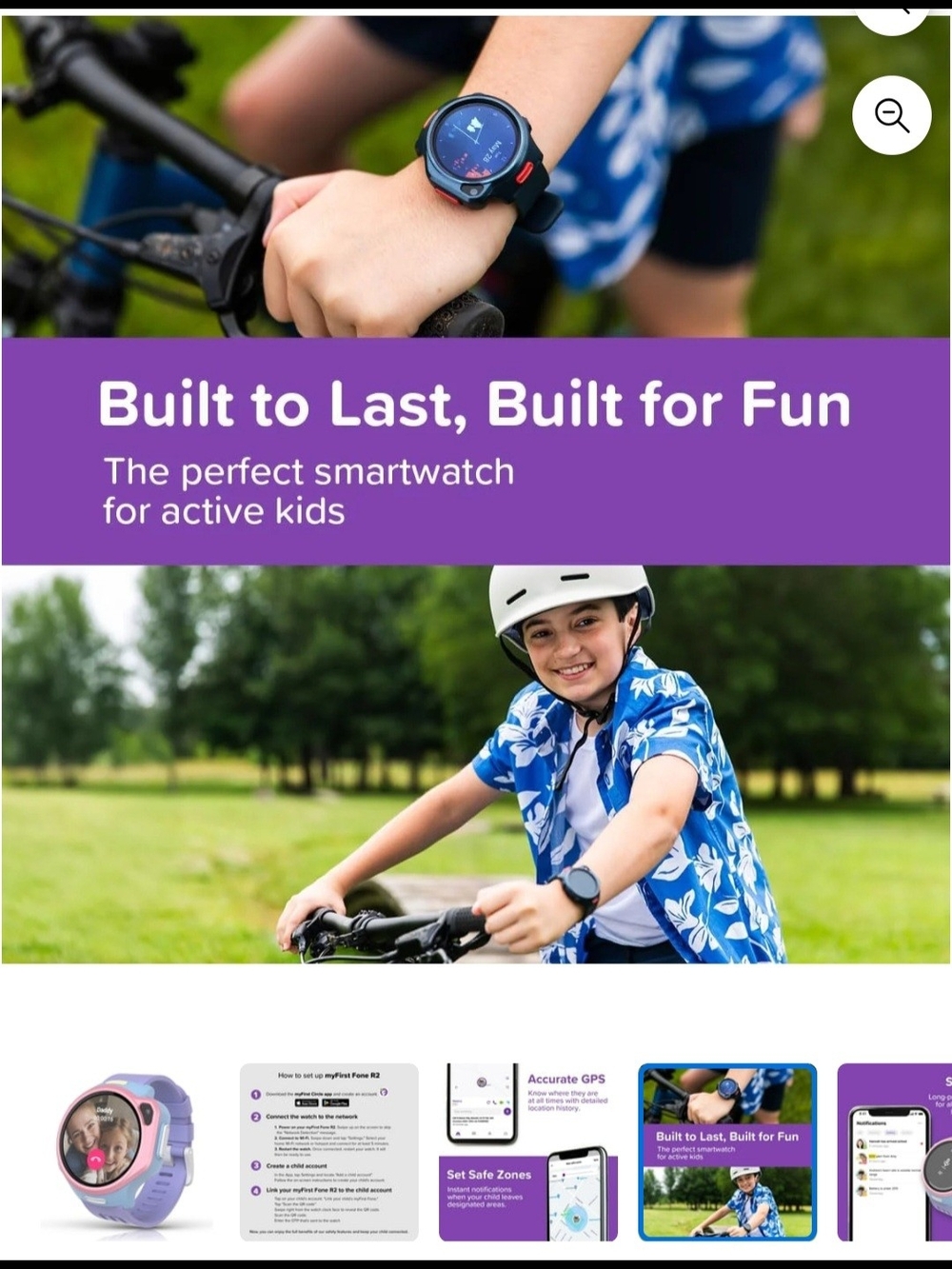 Ultimate Smartwatch Bundle - Purple and Pink Kids Watch - Picture 8 of 14